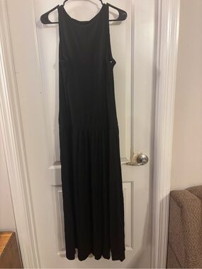 Universal Thread Black Sleeveless Maxi Dress
